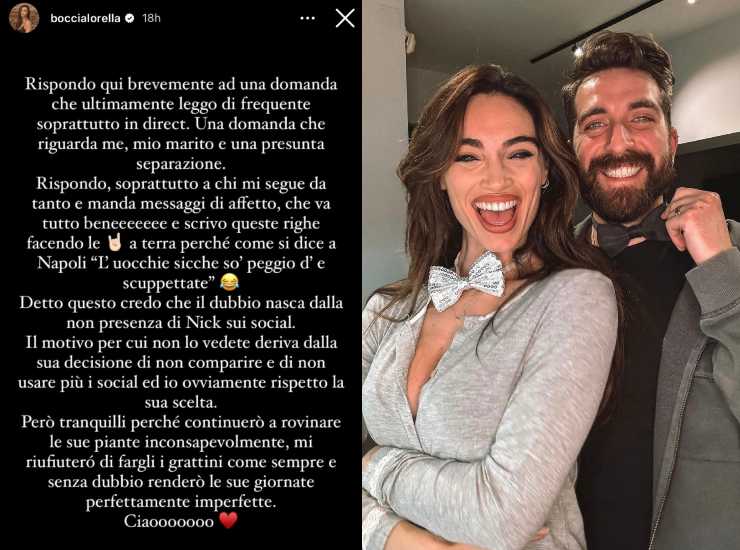 Lorella Boccia smentisce le news sulla crisi